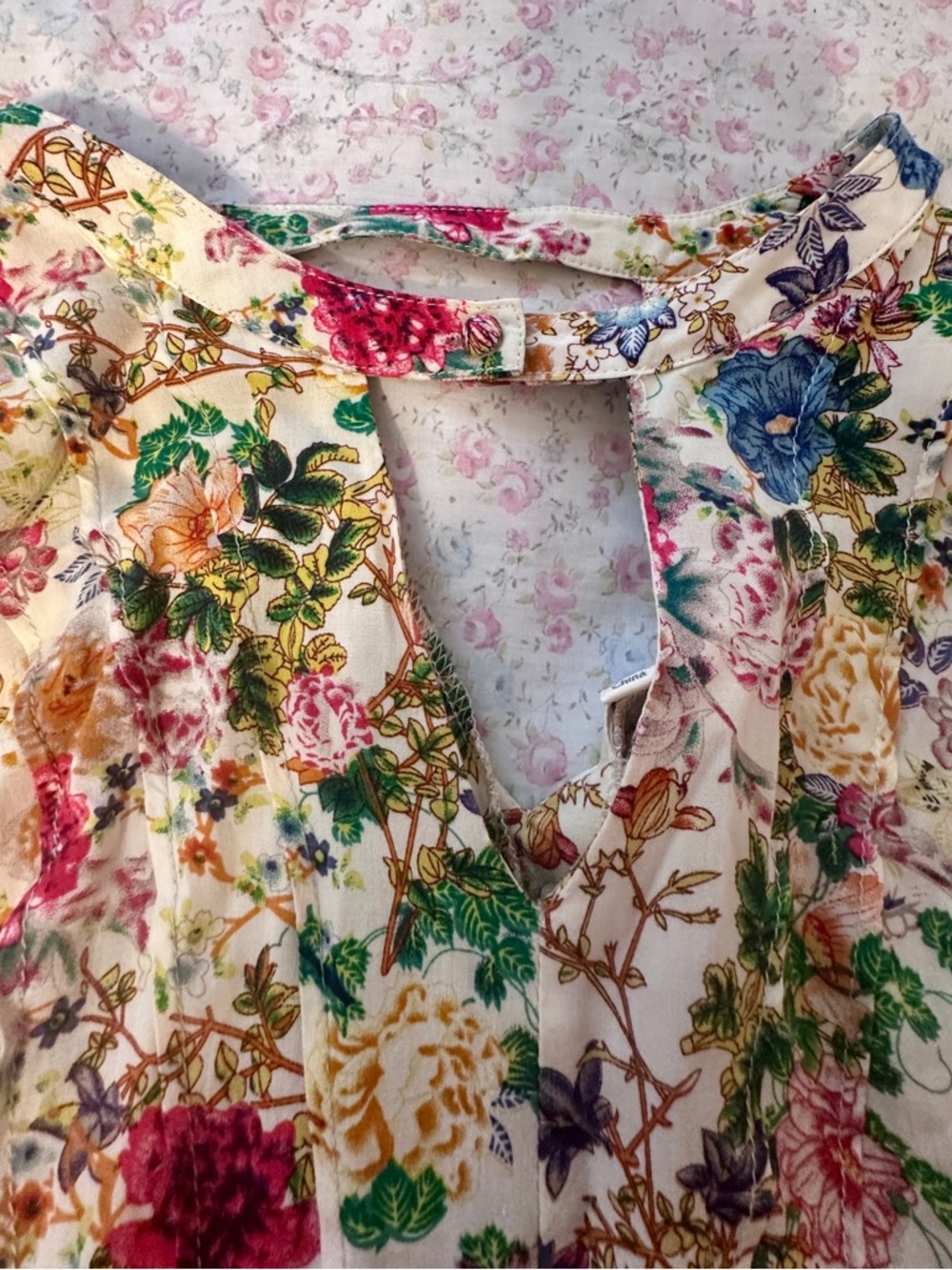 Umgee Floral Boho Dress – Size L - Picture 3 of 7
